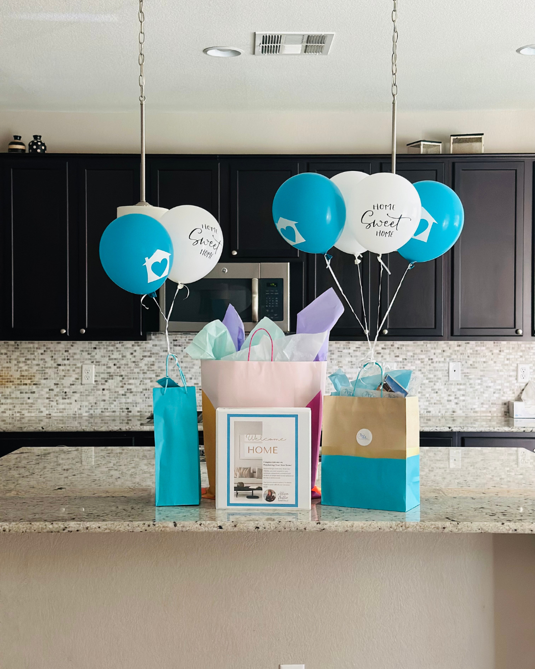 Welcome home closing gift from Las Vegas Realtor Allison Miller for a new homeowner