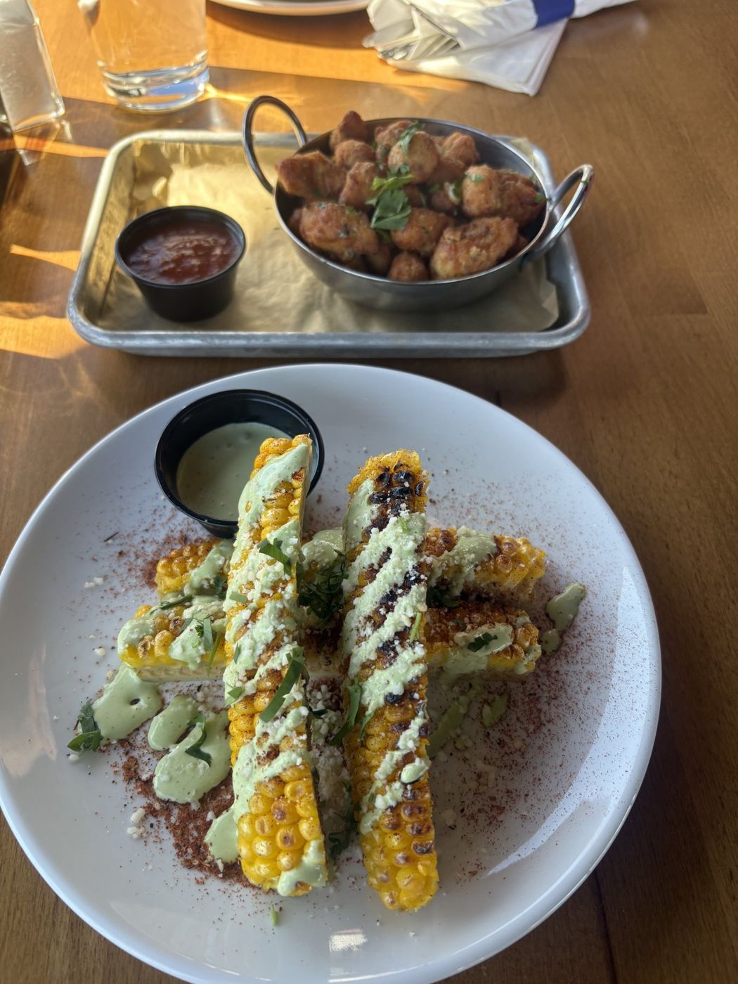 Street corn and atomic bombs appetizers at Able Baker Centennial Hills